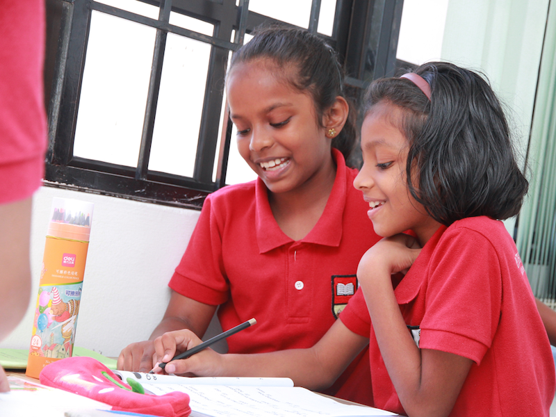 Home Schooling Students Learning